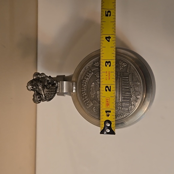 Vintage Merklebach stoneware Stein with pewter lid Munchen - Picture 10 of 13